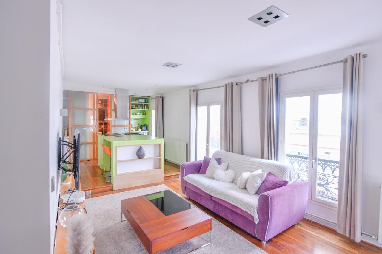 Ferienwohnung Loft Lumineux Hyper Centre Vincennes Rer A 5 Min - Parking Gratuit Exterior foto